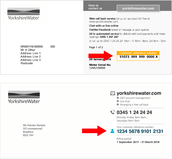 Customer Reference Number