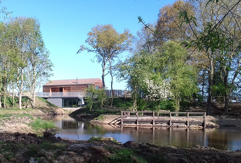 Reception hide at Tophill Low