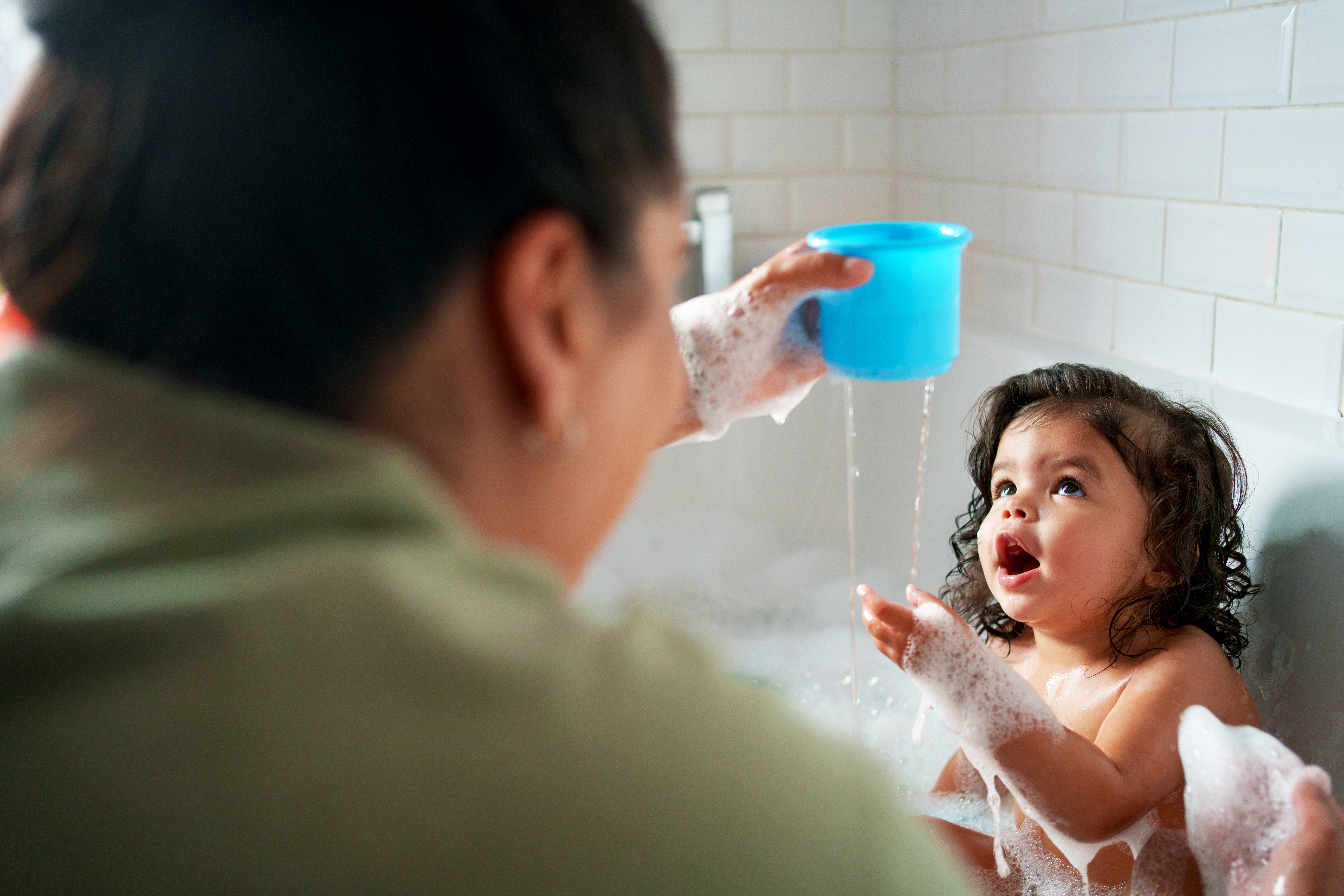 Child in bath