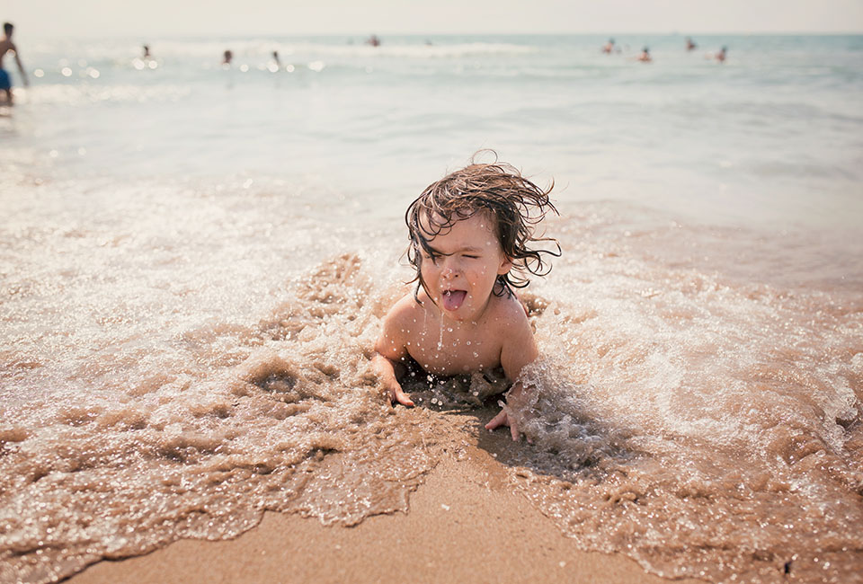 Boy on the beach