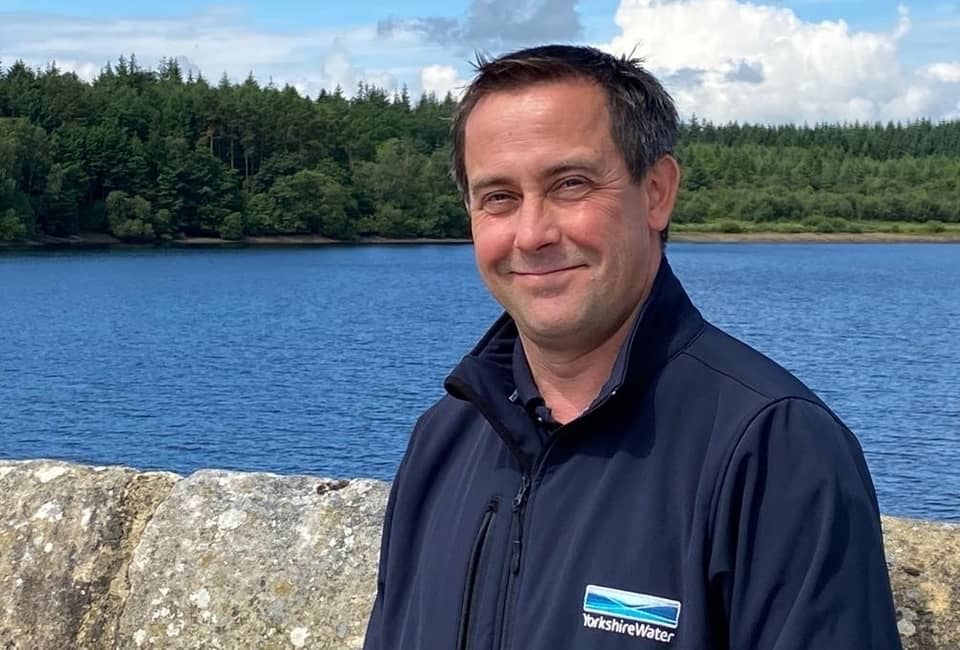 Granville Davies, manager of water and catchment strategy for Yorkshire Water at Fewston reservoir