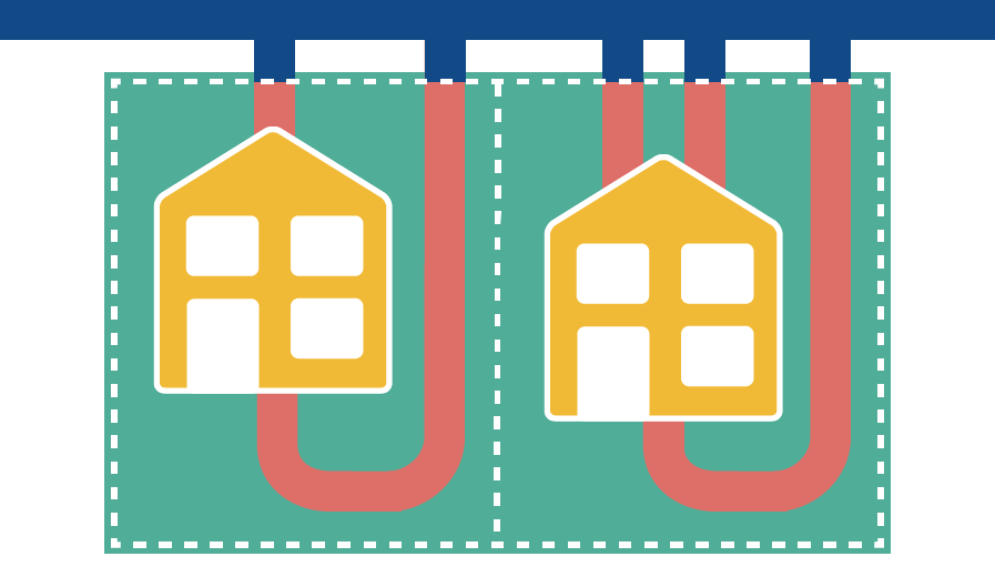 Pipework responsibility for detached homes