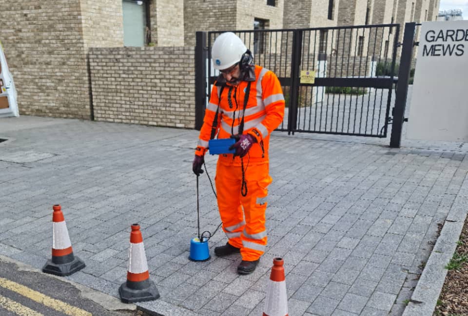 A Yorkshire Water partner looking for leakage