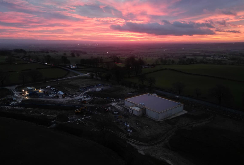 Work happening at Scotton Reservoir 