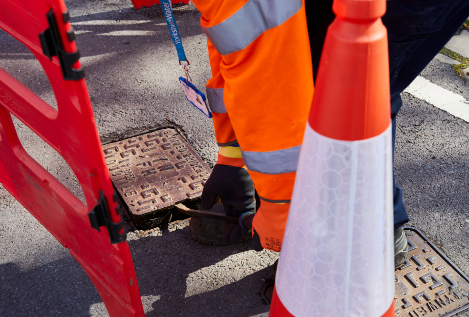 A manhole 