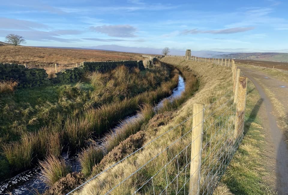 The wildlife conduit at Redmires reservoirs