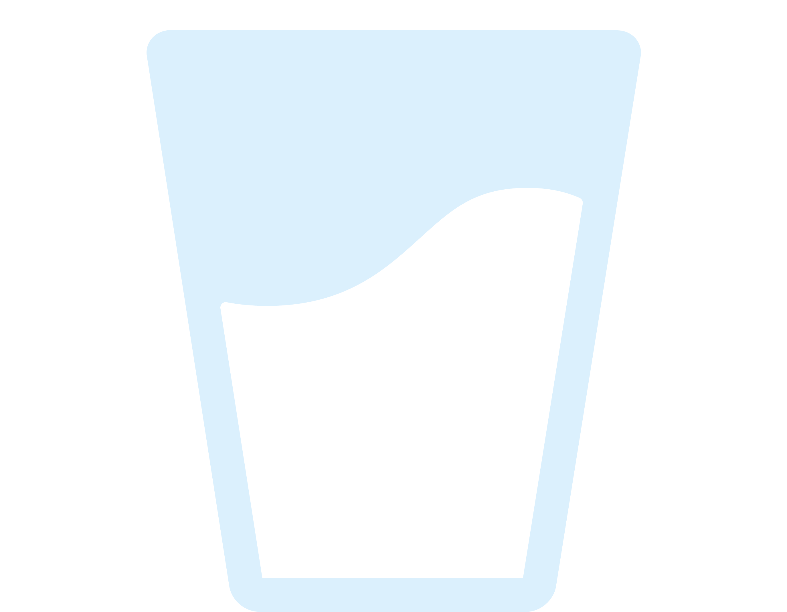 An illustration of milky or cloudy water 