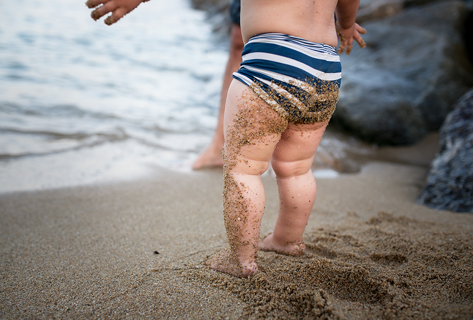 Little boy on the beach