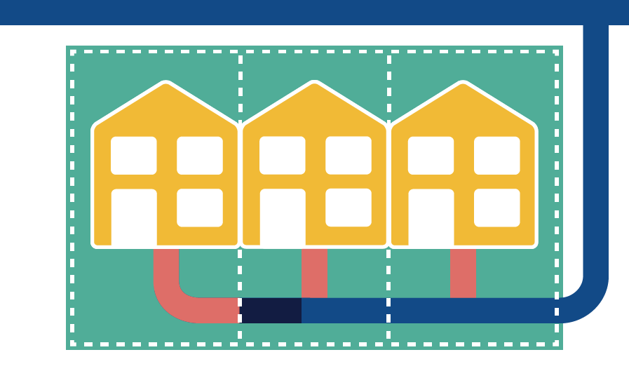 Pipework responsibility for detached homes