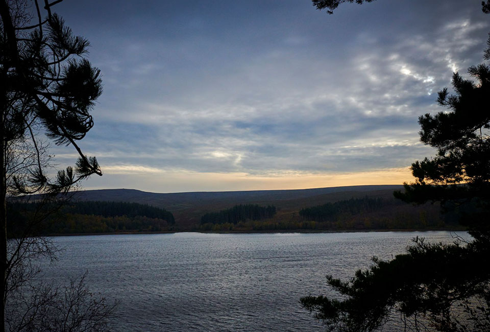 View across Langsett Reservoir