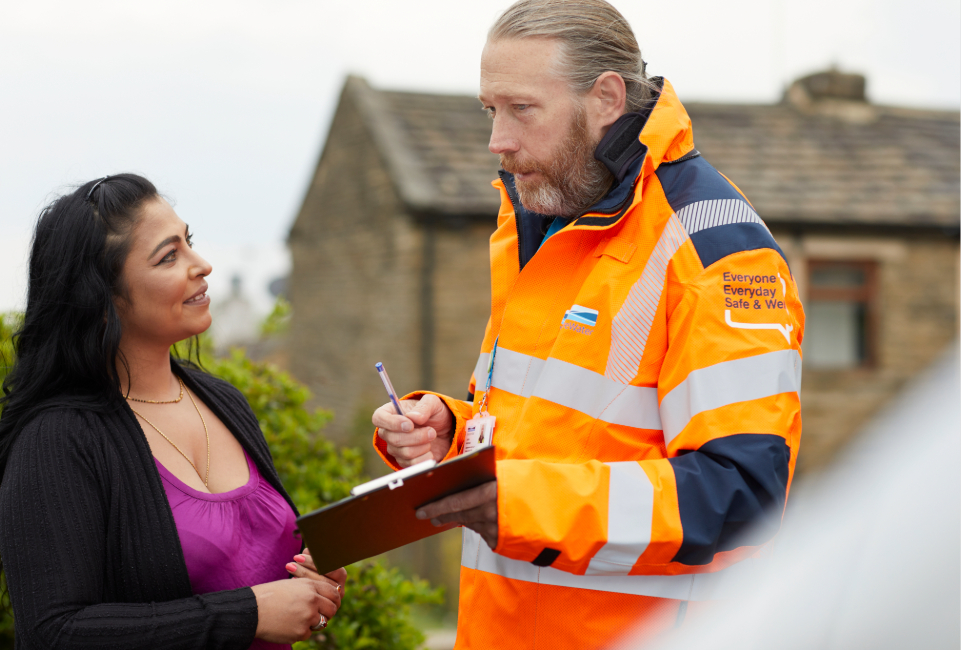 Leak inspectors onsite 