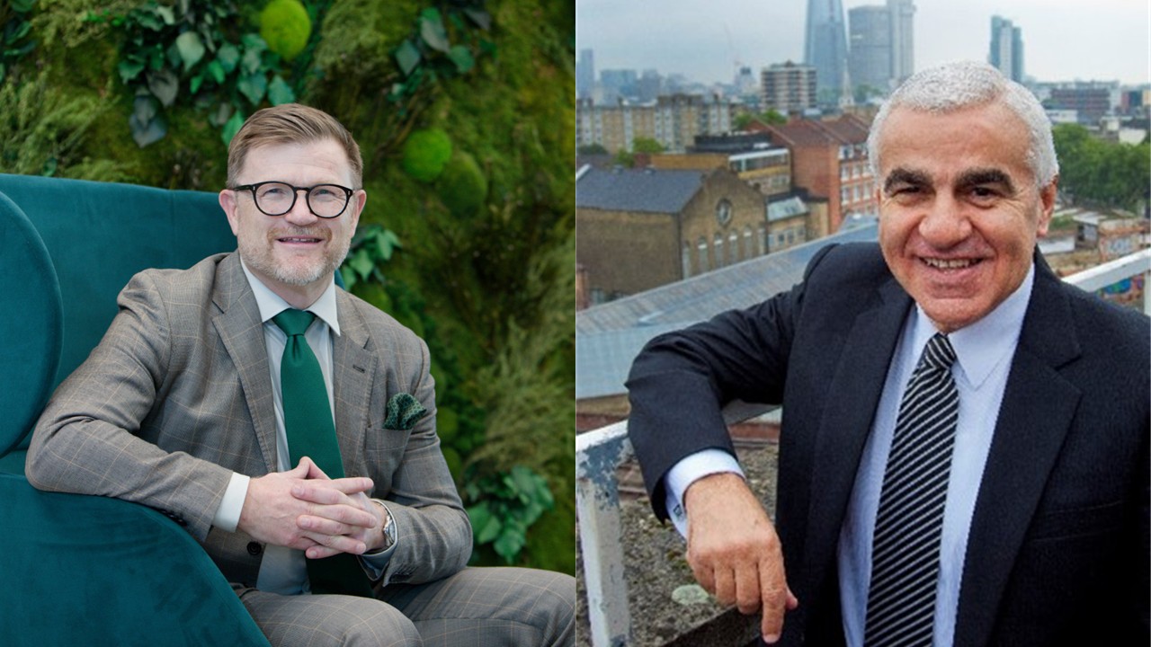 L- Dr Tony Ballance R-Basil Scarsella