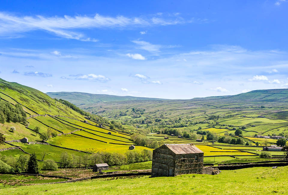 A sunny Yorkshire landscape