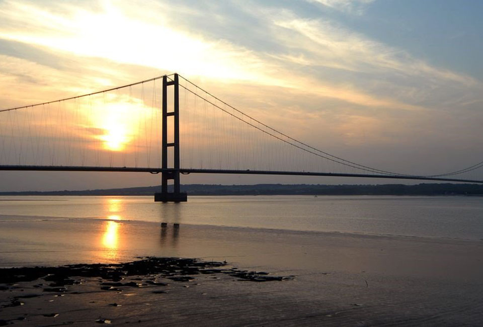 View of the Humber Bridge