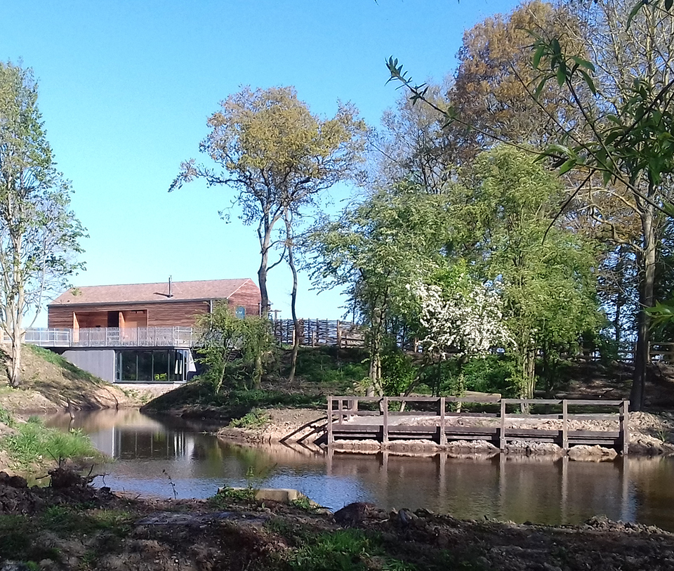 The reception hide at Yorkshire Water's Tophill Low