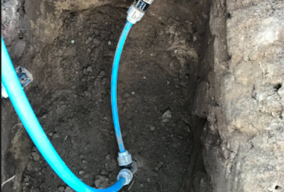 A water supply pipe 
