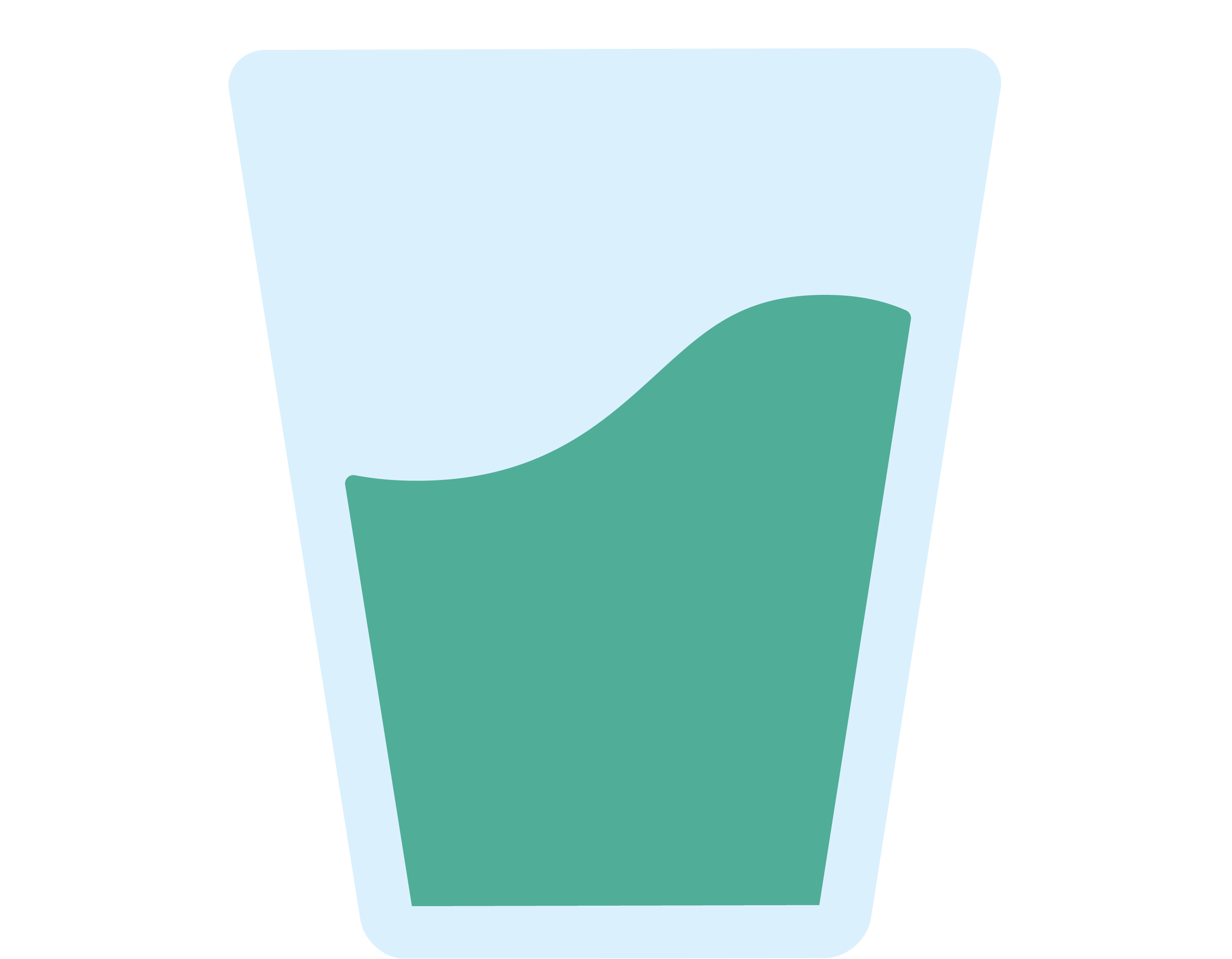 An illustration of green water 