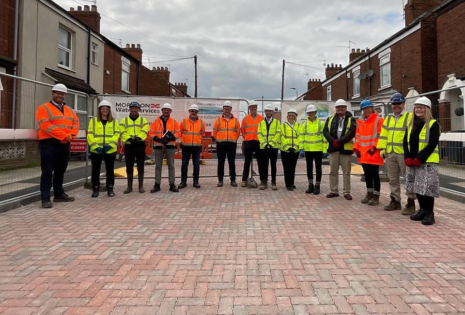 Living With Water and partners at the reopened Rosmead Street