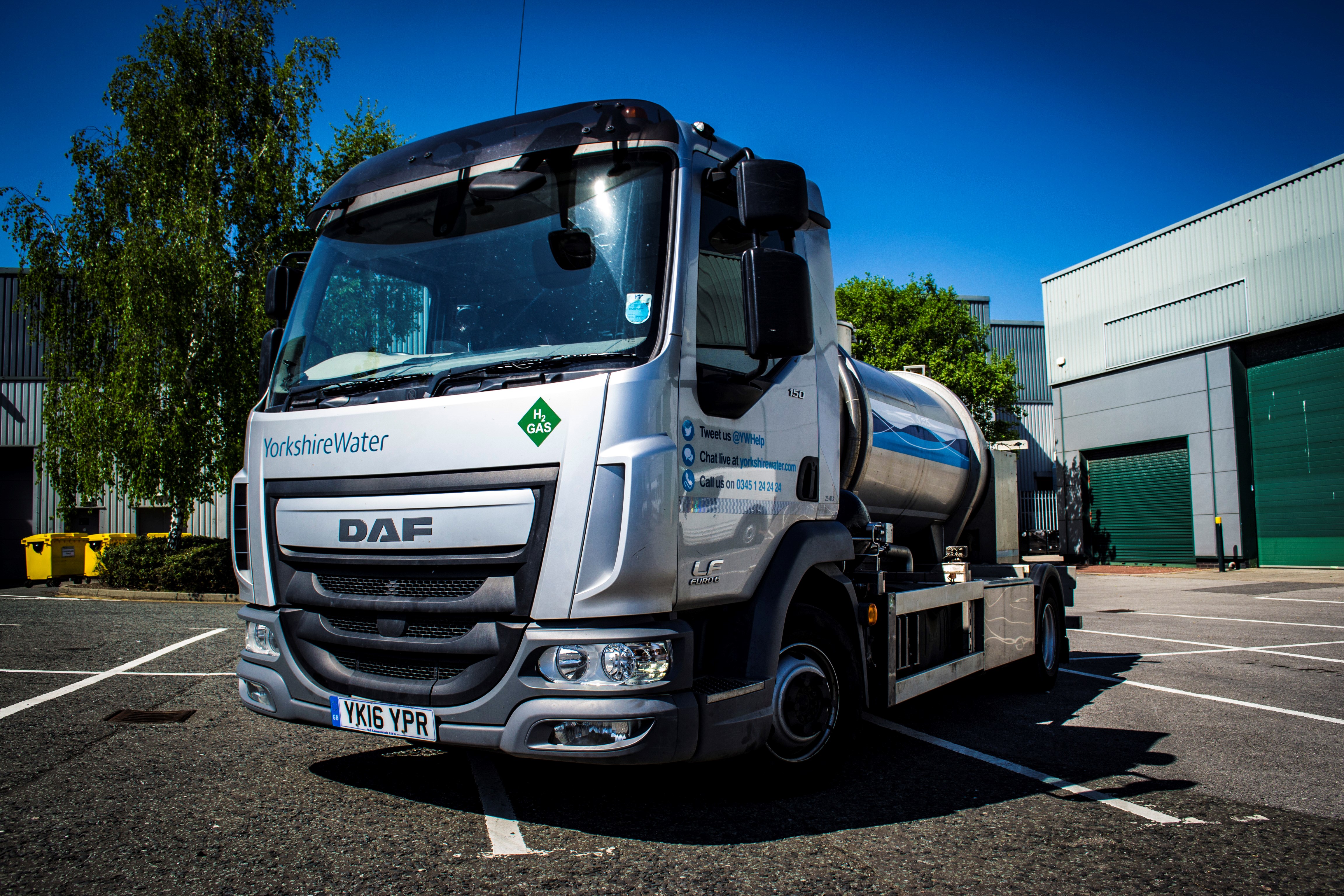 Yorkshire Water's hydrogen tanker