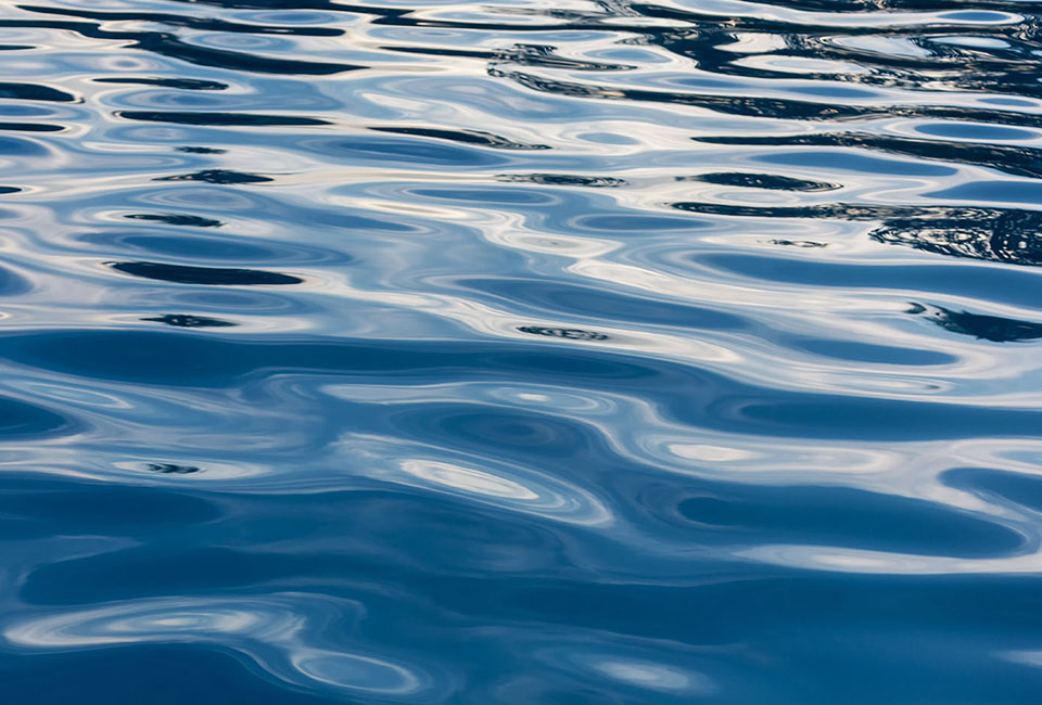 Rippling water