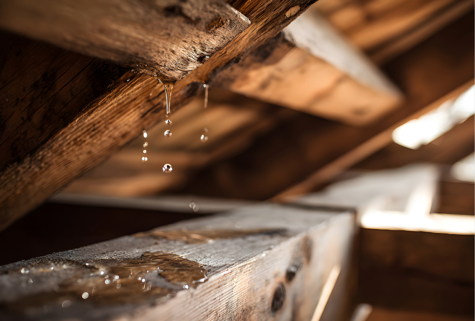 A leaking roof 