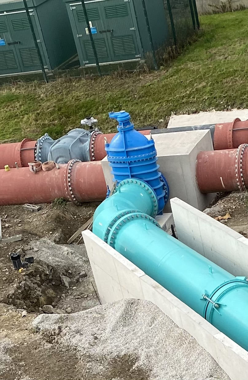 Image of the added valve at Knotstrop