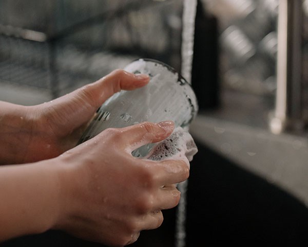 Washing up